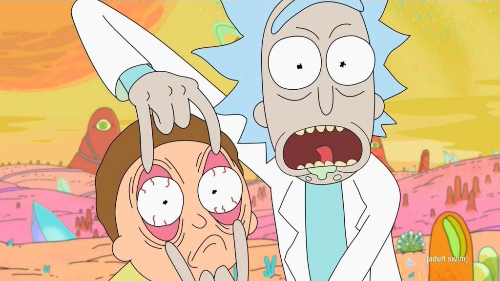 Rick and Morty look at this