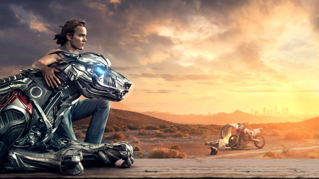 AXL A-X-L movie robot dog backdrop