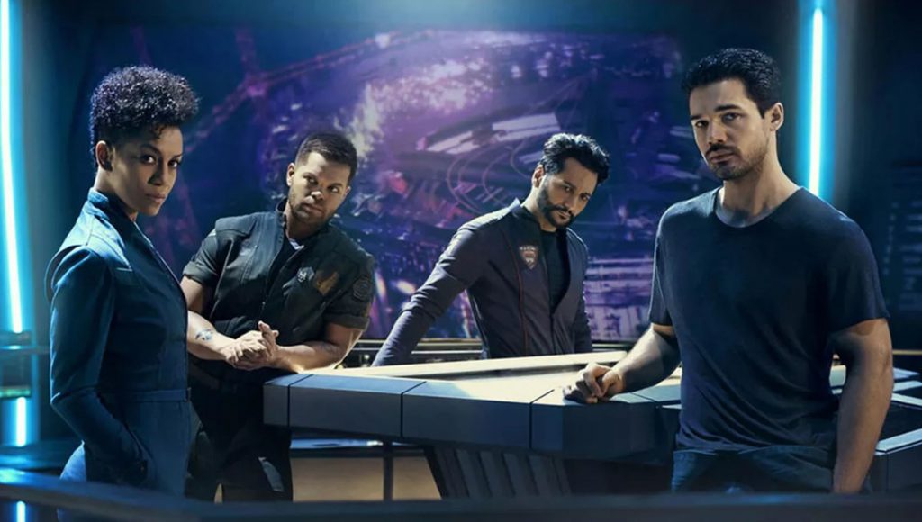 The Expanse Roci crew backdrop